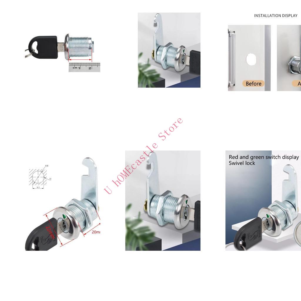 Furniture Hardware Lock - 63HF 2 zestawy blokad krzywkowych do
