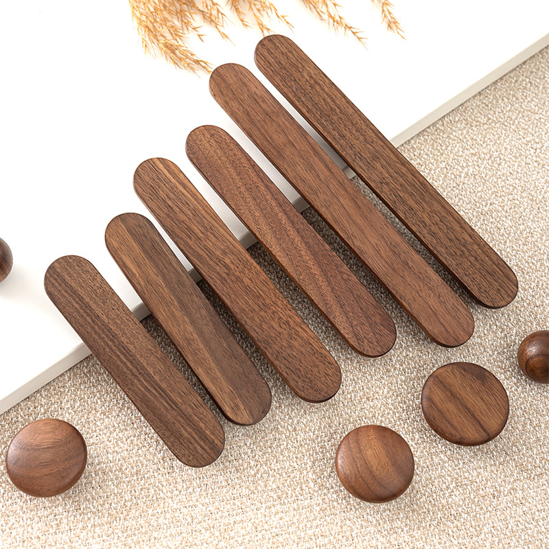 Japanese Furniture Hardware - Uchwyt do drzwi szafki z litego