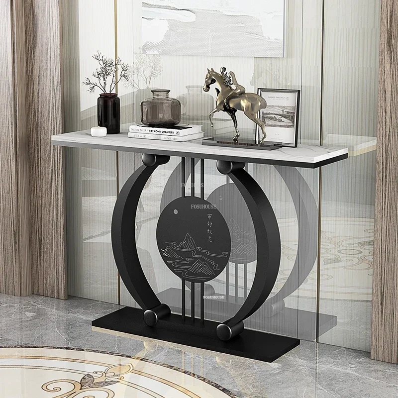 Z. A. Furniture - # Chińskie stoliki konsolowe z łupka,